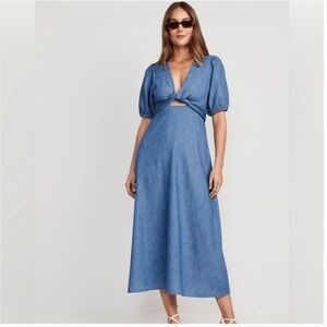 Old Navy Denim Wrap Dress